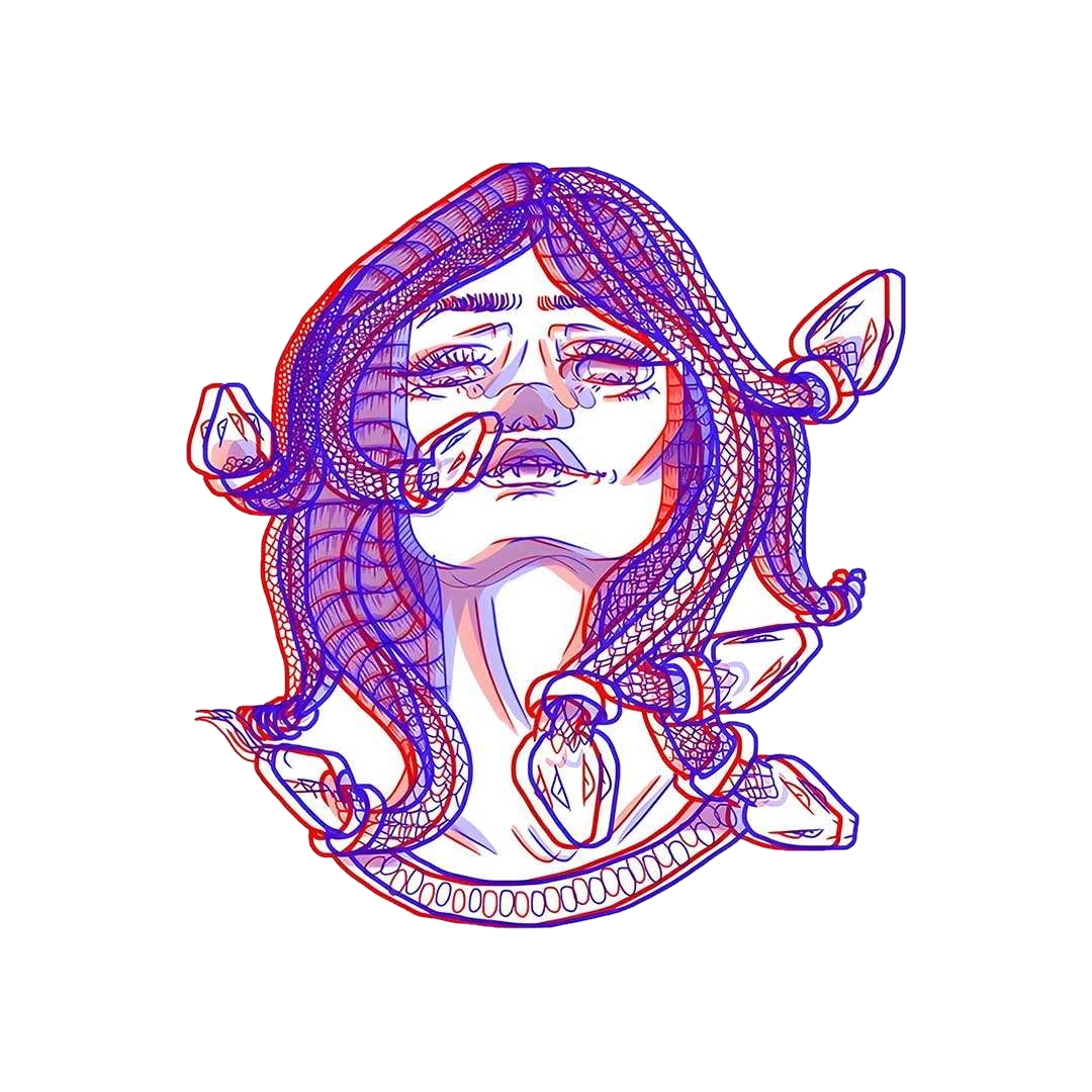 Medusa Sticker